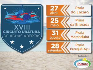 Inscrições abertas para 1ª etapa do 18º Circuito Ubatuba de Águas Abertas