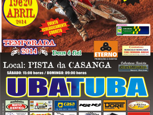 Ubatuba recebe segunda etapa do Circuito Interior Paulista de Motocross 2014