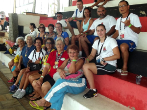 Ubatubense Maria Célia Zambello é medalha de ouro nos Jogos Abertos do Idoso