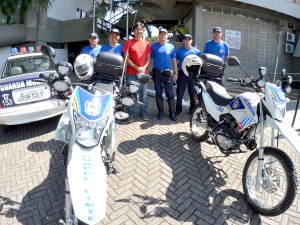 Guarda Municipal recebe novas motos e uniformes de Verão