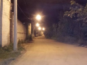 Instalação de luminárias