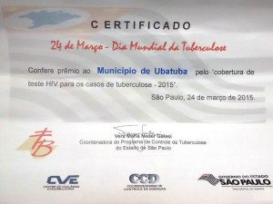 Ambulatório de Infectologia recebe prêmio no Dia Mundial de Combate à Tuberculose