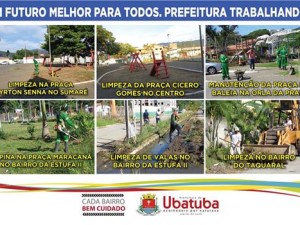 Cada bairro bem cuidado: Prefeitura realiza limpeza e capina