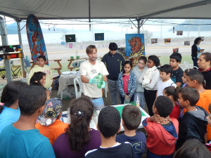 Estudantes ubatubenses participam de diferentes atividades do Festival da Mata Atlântica