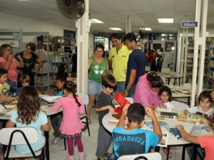 Atividades da mobilização “Dia de Ler. Todo dia!” animaram o Ateneu Ubatubense