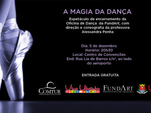 Prefeitura convida para ballet e outros eventos em dezembro