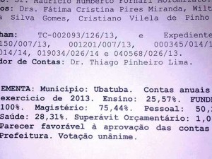 TCE aprova contas da Prefeitura em 2013