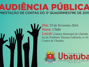 Audiência Pública – Prestação de Contas