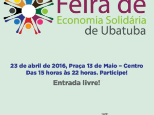 Confira a programação da Feira de Economia Solidária de Ubatuba