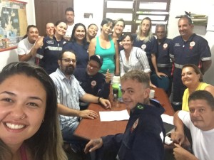 Secretaria de Saúde reúne-se com equipe do SAMU