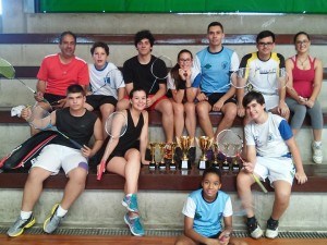 Clínica de treinamento de Equipe de Badminton de Ubatuba acontece no Tubão