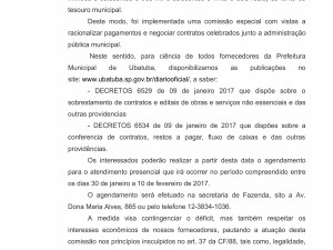 Informe da Comissão Municipal de Contingenciamento