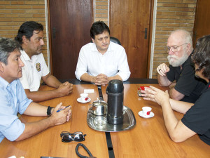 Presidente da Linux visita Prefeitura de Ubatuba