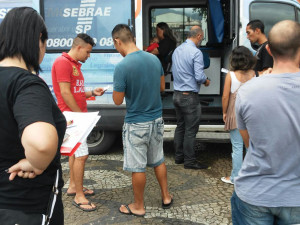 Sebrae Móvel faz atendimentos em Ubatuba