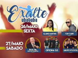 Exalte Ubatuba acontece em maio