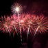 fireworks in the dark sky background