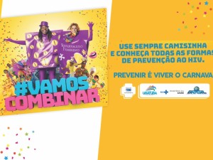 Prevenção à HIV/Aids e sífilis é foco de ações da Saúde durante o Carnaval