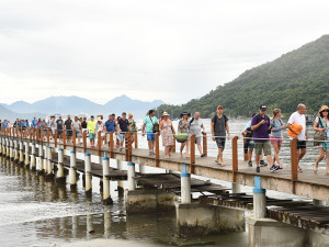 MSC Música realiza primeira parada do ano em Ubatuba