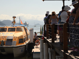 Cerca de 3700 cruzeiristas desembarcam em Ubatuba na temporada 2017/2018