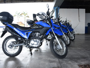 Comtur de Ubatuba adquire motos novas e equipamentos de EPI