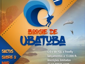 Evento de paraquedismo em Ubatuba começa na sexta-feira