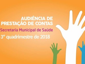 Prefeitura convida para audiência de prestação de contas da saúde