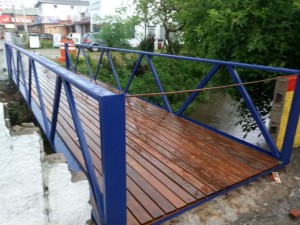 Troca da passarela da Capitão Felipe é feita antes do prazo