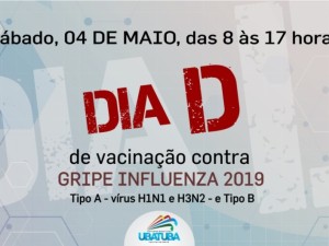 Ubatuba tem dia “D” de vacinação contra a gripe influenza