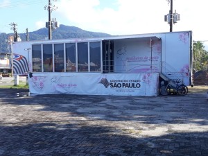 Carreta da mamografia inicia atendimento em Ubatuba