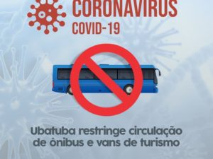 Ubatuba restringe circulação de ônibus e vans de turismo