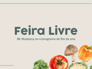 Cronograma da Feira-livre de Ubatuba é alterado no final do ano