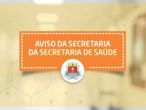 Secretaria de Saúde informa: agendamento de consultas e exames