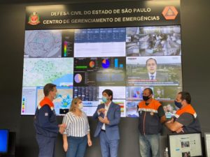 Defesa Civil de Ubatuba visita Casa Militar em São Paulo