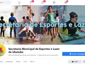 Secretaria de Esportes e Lazer de Ubatuba lança nova página no Facebook