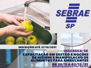 Ubatuba capacita ambulantes do setor alimentício