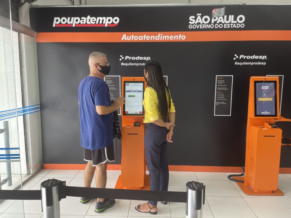 Poupatempo - Os totens de autoatendimento do Poupatempo