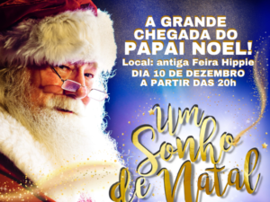 Papai Noel chega a Ubatuba na noite desta sexta-feira