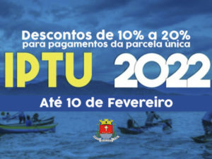 Cerca de 40% dos carnês do IPTU 2022 de Ubatuba já foram emitidos online