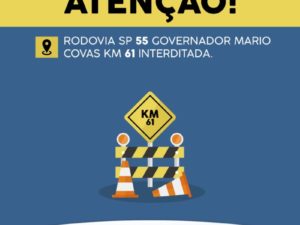 Risco de queda de barreira interdita rodovia Rio-Santos por tempo indeterminado