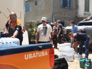 Defesa Civil de Ubatuba entrega primeira etapa de doações às vítimas das chuvas em Petrópolis