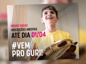 Projeto Guri prorroga inscrições para cursos gratuitos de música