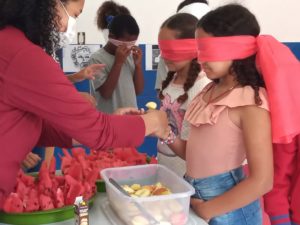 Equipes da Saúde realizam Gincana da Alimentação Saudável em escolas