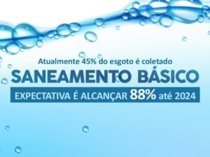 Prefeitura pretende dobrar coleta de esgoto até 2024