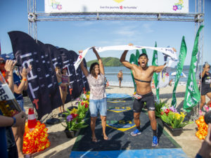 UB 515: triathlon contou com 28 atletas na prova distância Ultraman