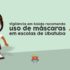 Máscara em escolas