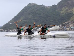 Atletas da canoa havaiana de Ubatuba conquistam pódios no Rio de Janeiro
