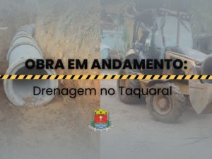 Prefeitura realiza obra de drenagem de águas pluviais no Taquaral