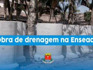 Prefeitura de Ubatuba realiza obra de drenagem na Enseada