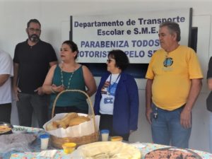 Educação comemora Dia do Motorista com café da manhã