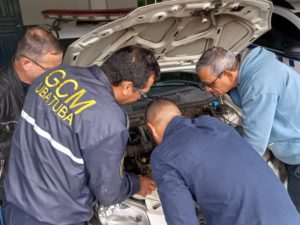 GCM de Ubatuba participa de treinamento de vistoria veicular